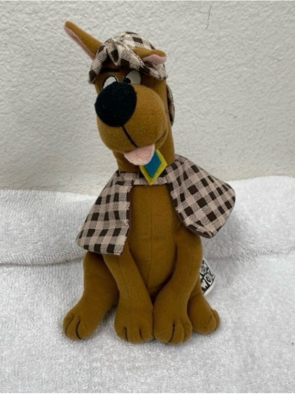 Vintage Cartoon Network Scooby Doo Sherlock Holmes Small Plush Collectible Kids